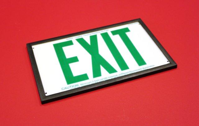 Exit Sign - Plasti-Coil
