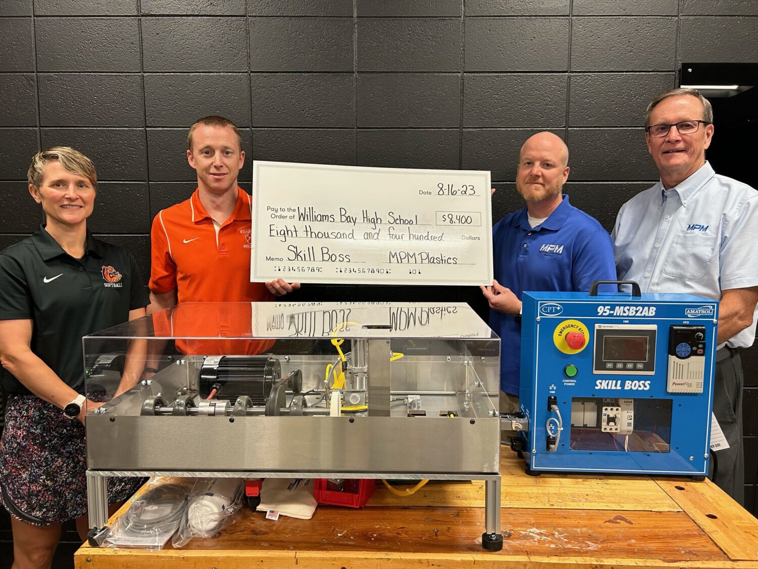 Midwest Precision Molding Supports Williams Bay High School